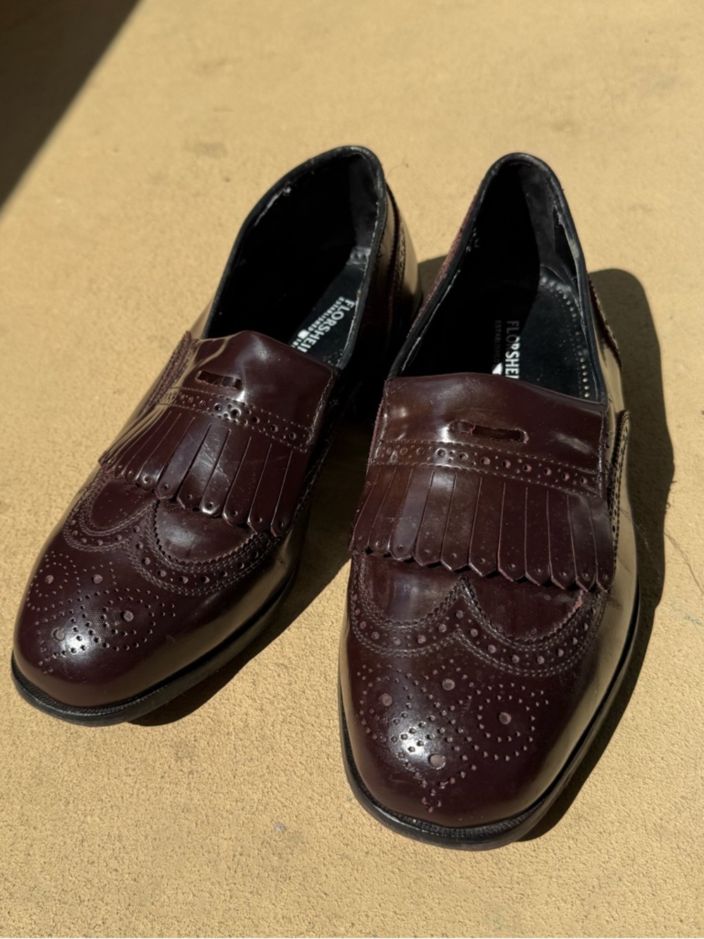 Florsheim Men's Loafers in Burgundy • Mocasines para hombre